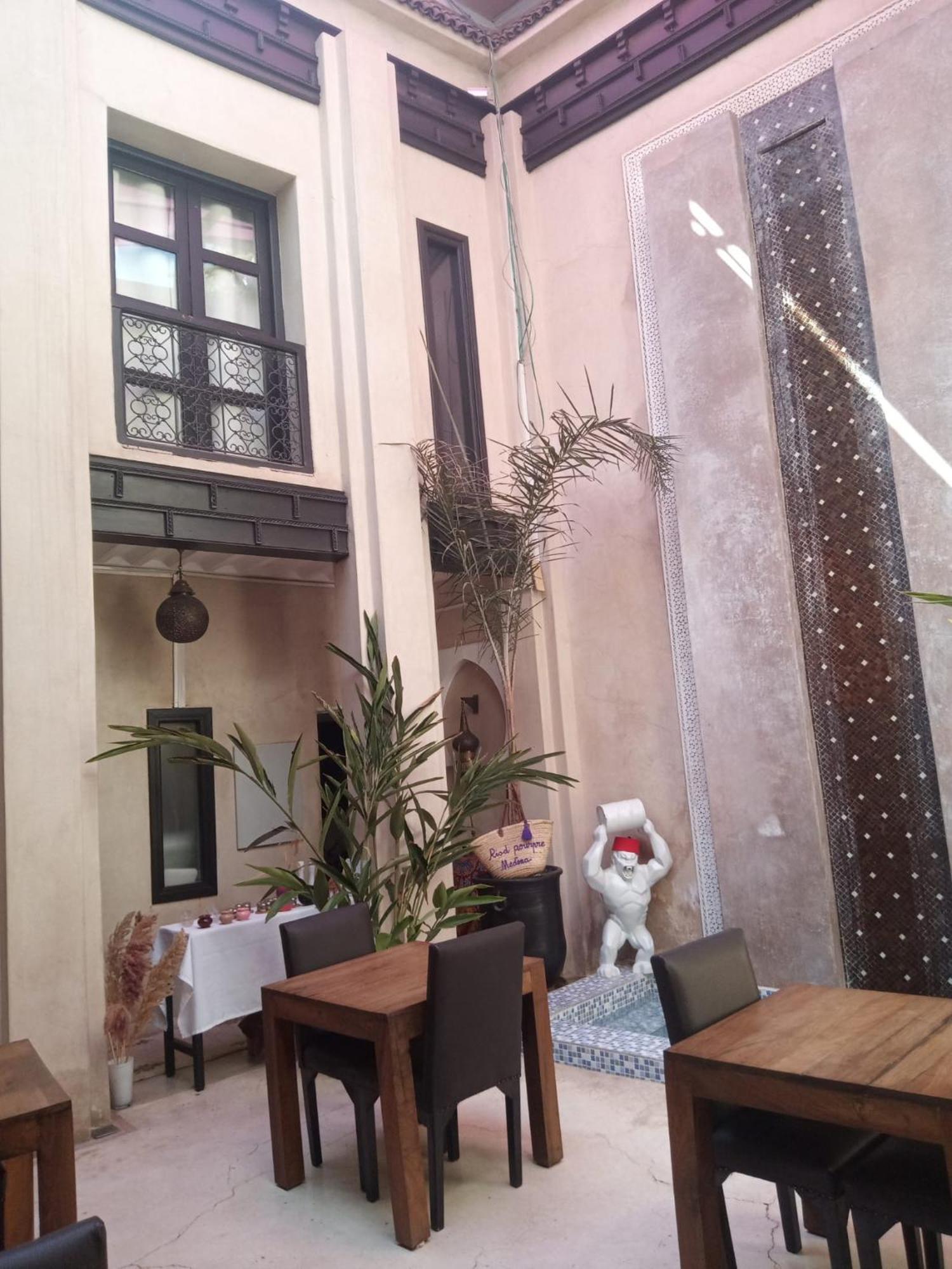 Riad Pourpre Medina Marrakesh Exteriör bild