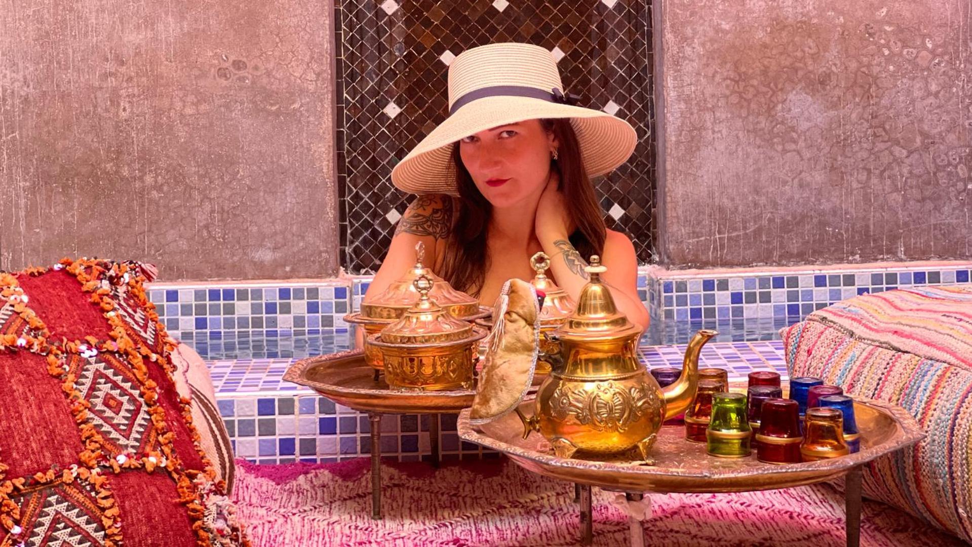 Riad Pourpre Medina Marrakesh Exteriör bild
